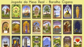 Mesa Real Baralho Cigano