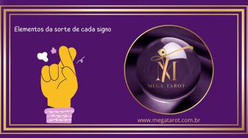 Elementos da sorte de cada signo