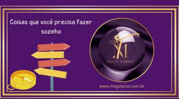 Coisas que voc precisa fazer sozinho pelo menos uma vez