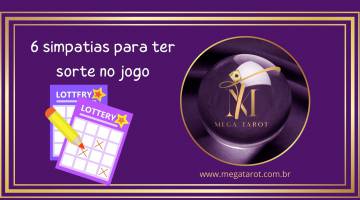 6 simpatias para ter sorte no jogo