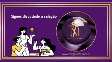 Signos discutindo a rela��o