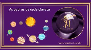 As pedras de cada planeta