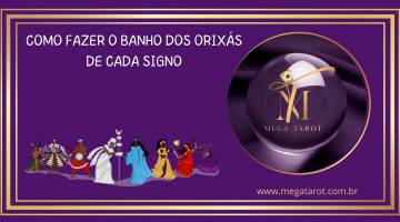 COMO FAZER O BANHO DOS ORIXS DE CADA SIGNO