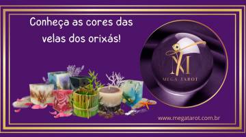 Conhe�a as cores das velas dos orix�s!