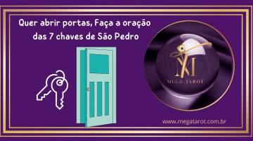 Quer abrir portas, Faa a orao das 7 chaves de So Pedro