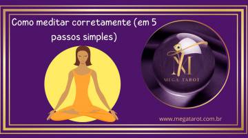 Como meditar corretamente (em 5 passos simples)