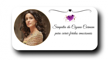 Simpatia da Cigana Carmem para curar feridas emocionais