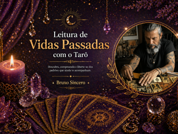 🔮✨ Leitura de Vidas Passadas com o Tar� ✨🔮