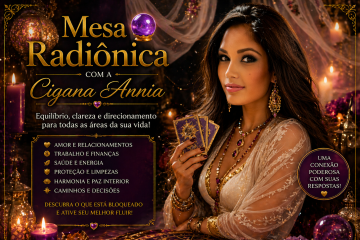 Mesa Radi�nica com a Cigana Annia