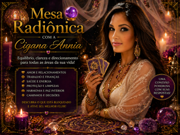 Mesa Radi�nica com a Cigana Annia