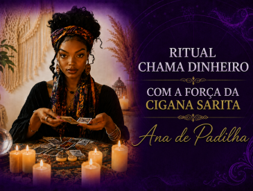 Ritual Chama Dinheiro com a For�a da Cigana Sarita 💰