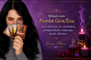 Ritual com Pomba Gira/Exu para abertura  de caminhos, prosperidade, emprego, atrair clientes.
